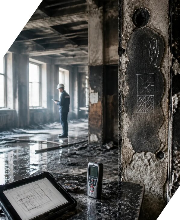 Обследование зданий после пожара в Первоуральске от 15440 р. | ЭкспертизаРоссия